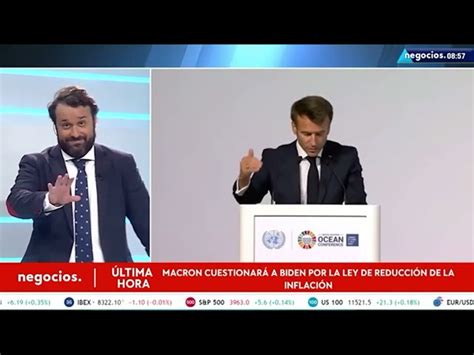 ÚLTIMA HORA Macron quiere cuestionar a Biden y advierte del riesgo de