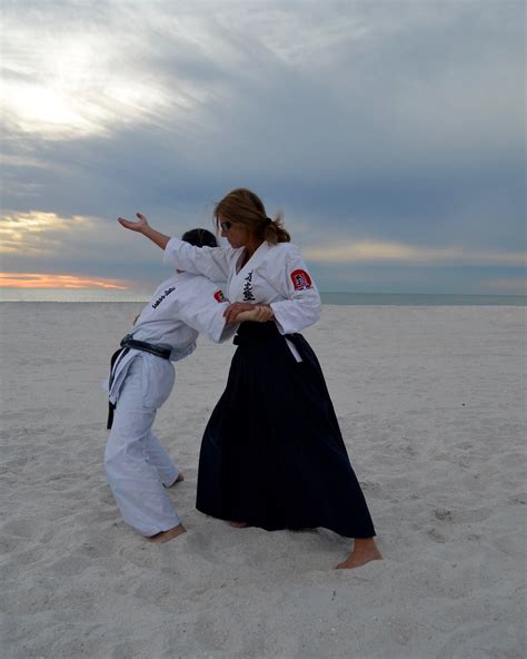 Aikido on the beach. A beautiful photo showing the peaceful power of ...