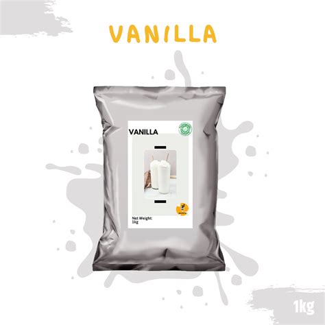 Jual BUBUK MINUMAN RASA VANILLA 1KG SERBUK MINUMAN ANEKA RASA BUBUK