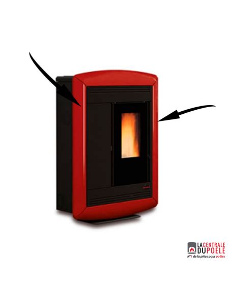 Cadre C Ramique Extraflame Souvenir Lux Couleur Bordeaux