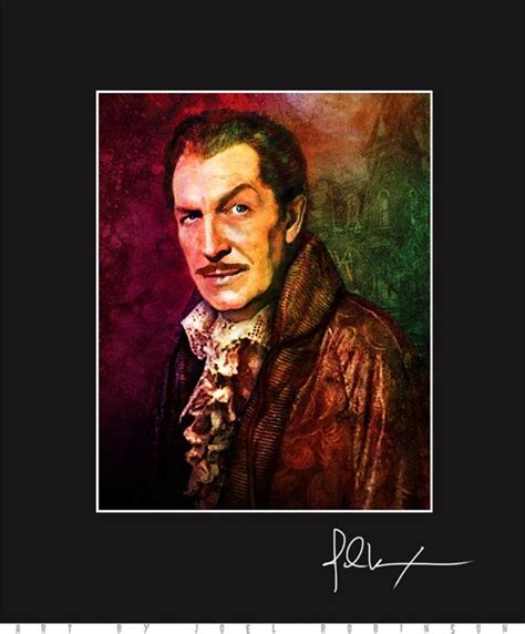 Vincent Price 11x14 Matted Print Signed By Artist By Artpushernet