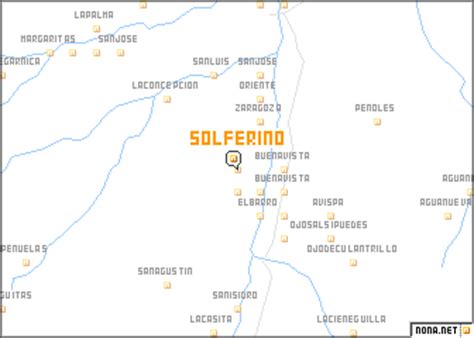 Solferino (Mexico) map - nona.net