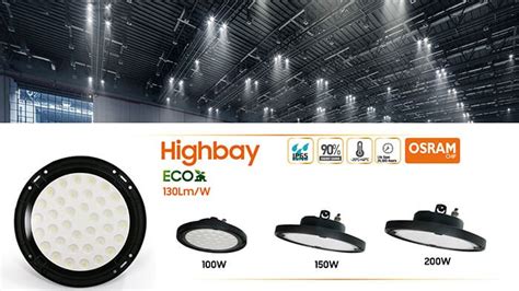 Campana Industrial Led W Ufo Osram Chip Duris E Starled