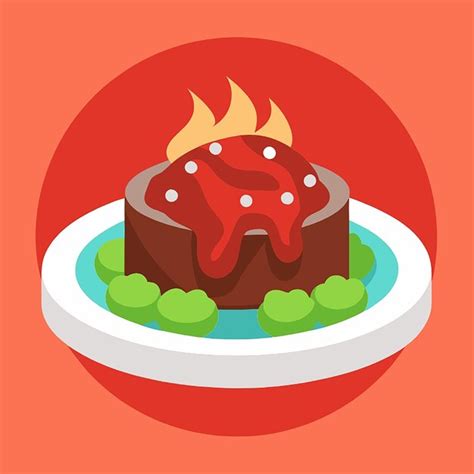 Premium Vector | Beef food vector illustration