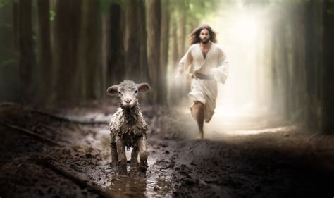 Jesus Christ Saves Lost Lamb, Digital Download, Instant, Savior ...