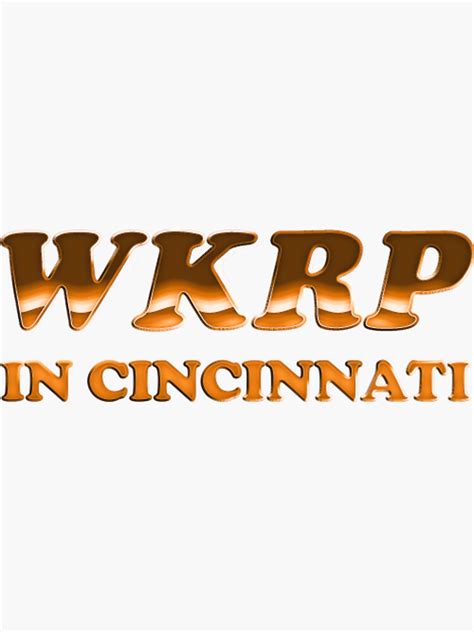 Wkrp Sticker For Sale By Easwint Redbubble