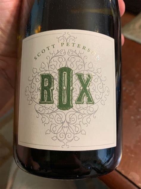 Scott Peterson Chardonnay Rox Usa California Sonoma County