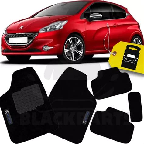 Jogo Tapete Peugeot 208 2011 A 2023 De Carpete Bordado