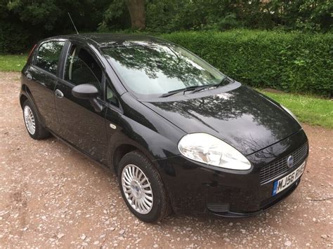 2006 FIAT PUNTO 1 2 5 DOOR BLACK In Stoke On Trent Staffordshire