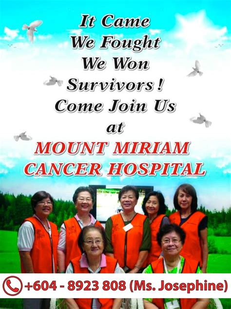 Mount Miriam Cancer Hospital - Patient’s Support Group