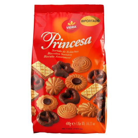 Biscoito Princesa Amanteigado Sortido Pacote 400g Clube Extra