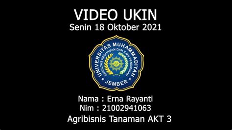 Video UKIN Ujian Kinerja PPG Daljab 2021 AGRIBISNIS TANAMAN UNMUH