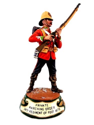 Charles Stadden Figure Studio Painted Private Marching Order 24th 1879