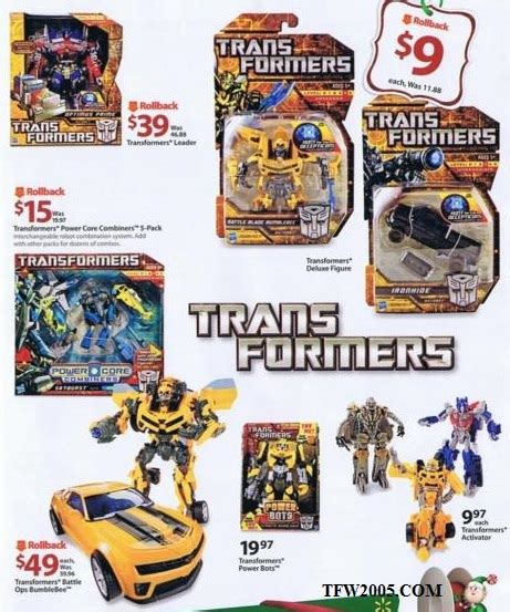 Wal Mart Rollback Transformers Deals Transformers News Tfw