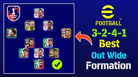 3241 Best Out Wide Formation In EFootball 23 Mobile Division 1 Online