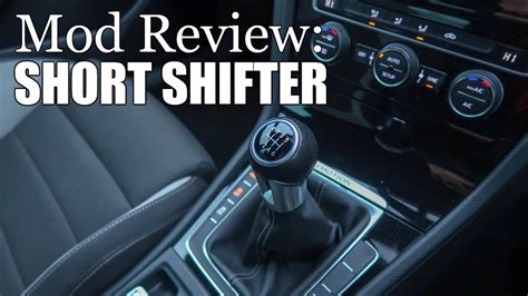 Mod Review Forge Motorsport Short Shifter Mk7 Golf R Youtube