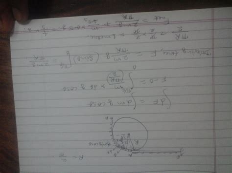 A Uniform Chain Of Mass M And Length L Is Placed On A Smooth Table So