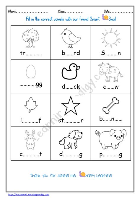 Write The Missing Vowels Worksheet Free Printable Digital PDF