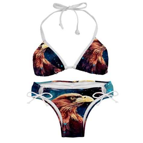 Starry Bird Detachable Sponge Adjustable Strap Bikini Set Two Pack