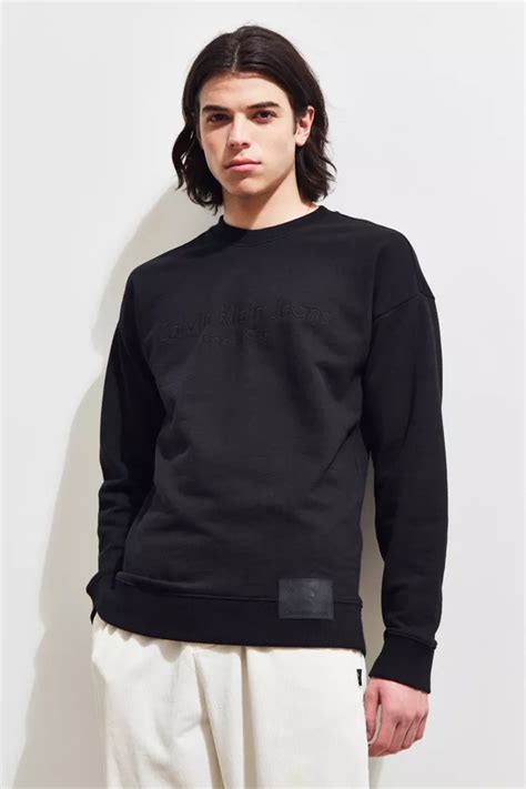 Calvin Klein Oversized Crew Neck Sweatshirt Urban Outfitters