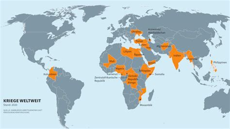 Kriege auf der Welt In diesen Ländern wird aktuell gekämpft