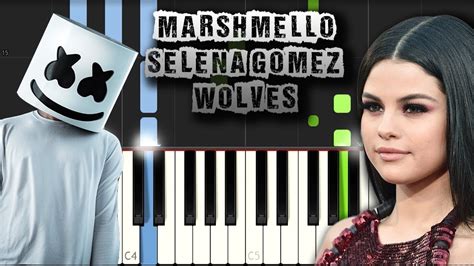 Marshmello Ft Selena Gomez Wolves Piano Tutorial Synthesia