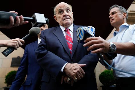 Rudy Giuliani Surrenders At Atlanta Jail In Georgia Election Case I