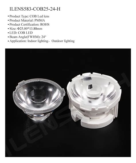 Ilenstech Downlight Led Lens Degree Pmma Led Optical Lens Mm