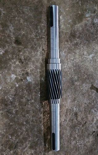 Mild Steel Galvanized Helical Pinion Shaft For Industrial At Rs 3000