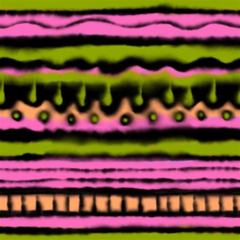 Watercolor blurred ethnic pattern. Green, pink and black stripes 21692303 Vector Art at Vecteezy