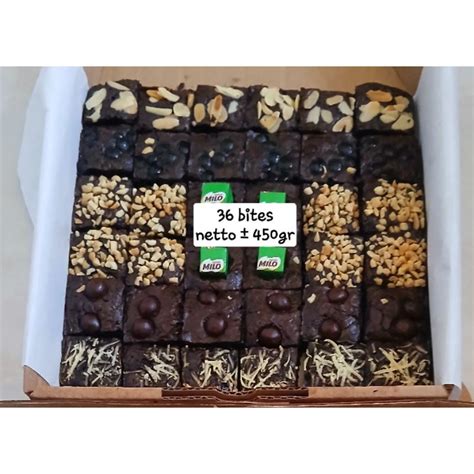 Jual Fudgy Brownies Dark Chocolate Potong Shopee Indonesia