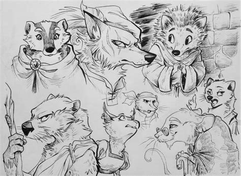 Artstation Redwall Sketches