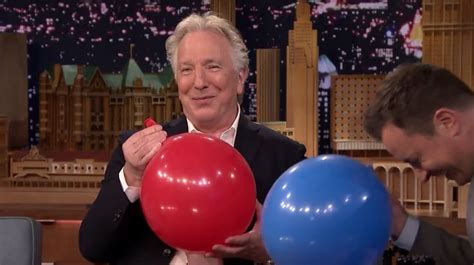 Alan Rickman Aka Snape On Helium Will Put A Much Needed Smile On Your