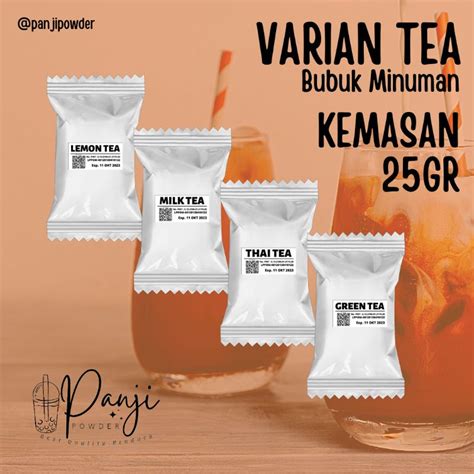 Jual Bubuk Minuman Rasa Varian Tea Gr Serbuk Minuman Aneka Rasa Bubuk