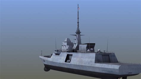 ArtStation - FREMM Aquitaine Frigate | Game Assets