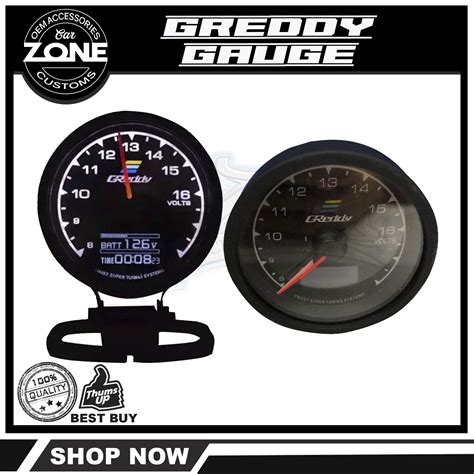 Greddy Multi D A Gauge For Volts With Lcd Display Universal Lazada Ph