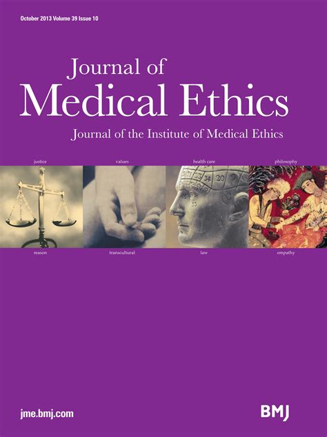 Table Of Contents Journal Of Medical Ethics