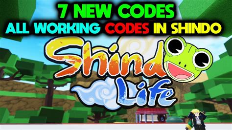 7 New Codes All Working Codes In Shindo Life Youtube