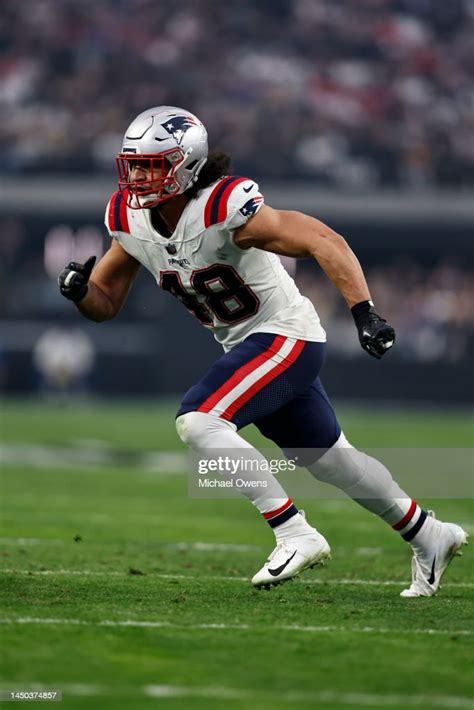 Jahlani Tavai Of The New England Patriots Rushes The Quarterback