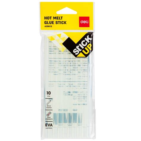 Deli Hot Melt Glue Stick 7x150mm White Value Co South Africa