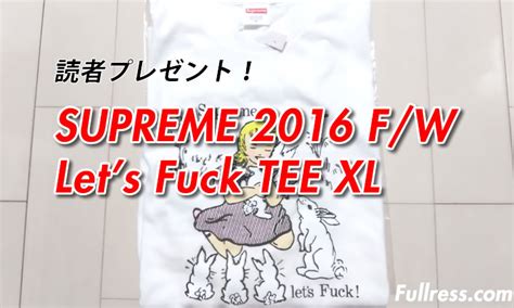 Supreme Lets Fuck Tee Xl Fullress