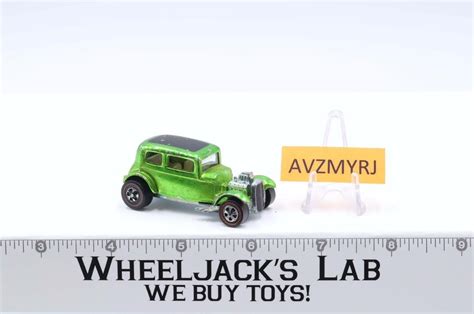 Classic 32 Ford Vicky Lime 1969 Redline Hot Wheels Mattel Vintage RL Wheeljack S Lab
