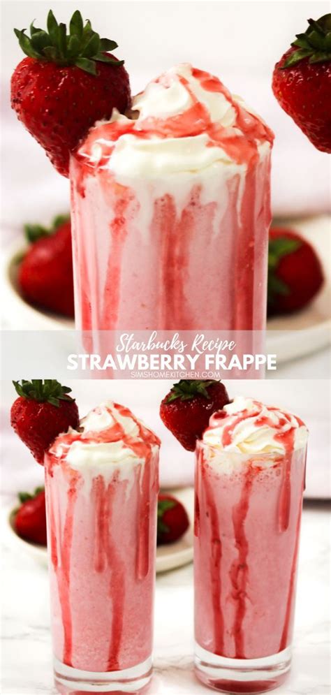 Strawberry Frappuccino Artofit