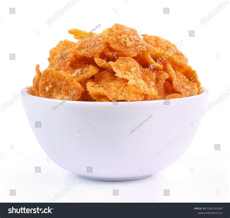 Corn Flakes Chevda Chavanu Farsan Typical Stock Photo 2241121293