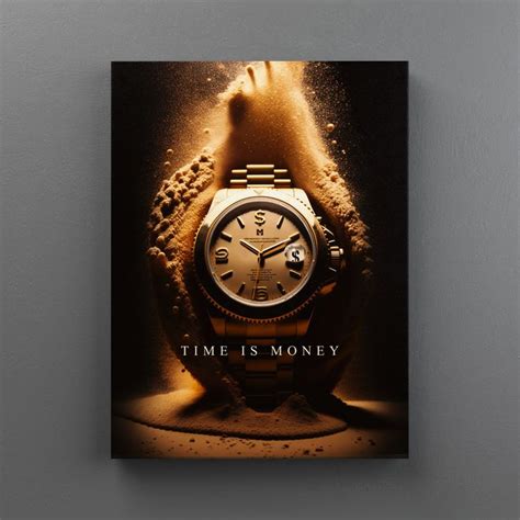 time  money motivational canvas art  motiversity time  money
