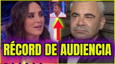 RÉCORD DE AUDIENCIA de Tamara Falcó en EL HORMIGUERO DESTROZA a