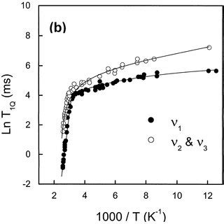 Temperature Dependence Of The Cl Nqr Spinlattice Relaxation Time For