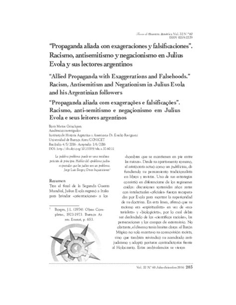 Pdf Propaganda Aliada Con Exageraciones Y Falsificaciones Racismo