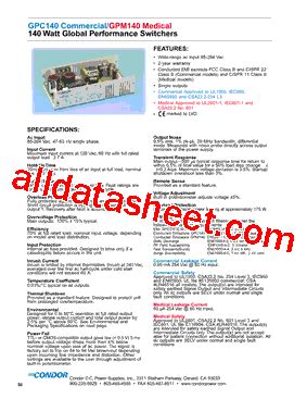 Gpm Datasheet Pdf Sl Power Electronics