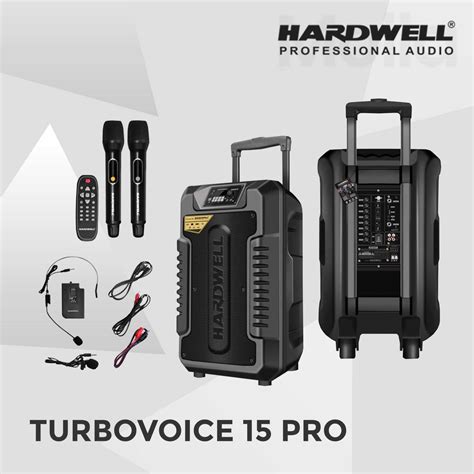 Jual Speaker Portable Wireless Hardwell Turbovoice Pro Original